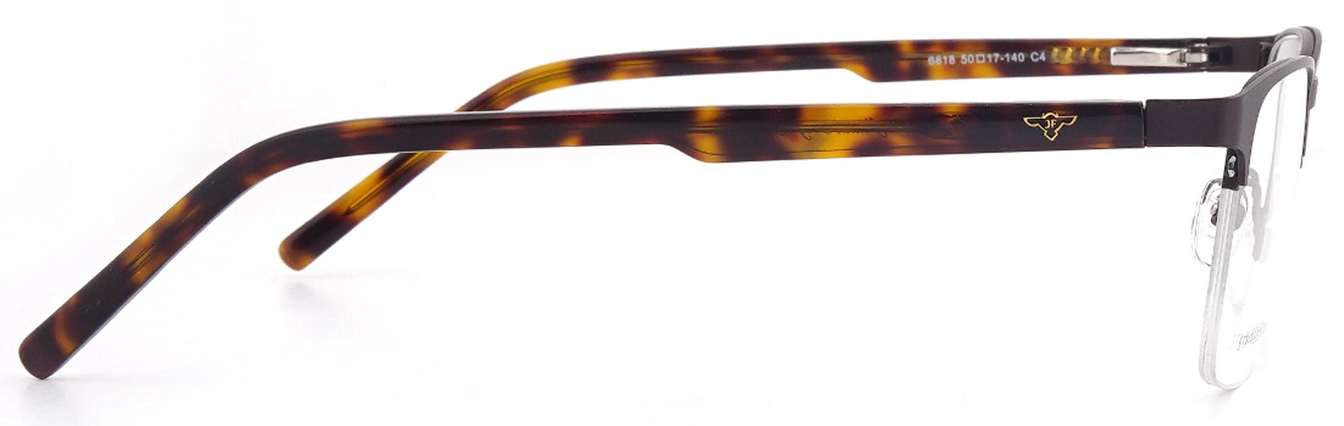 JF6818 - C4 - Metal Alloys Clipon - Havana Brown - glassesbyahana.com