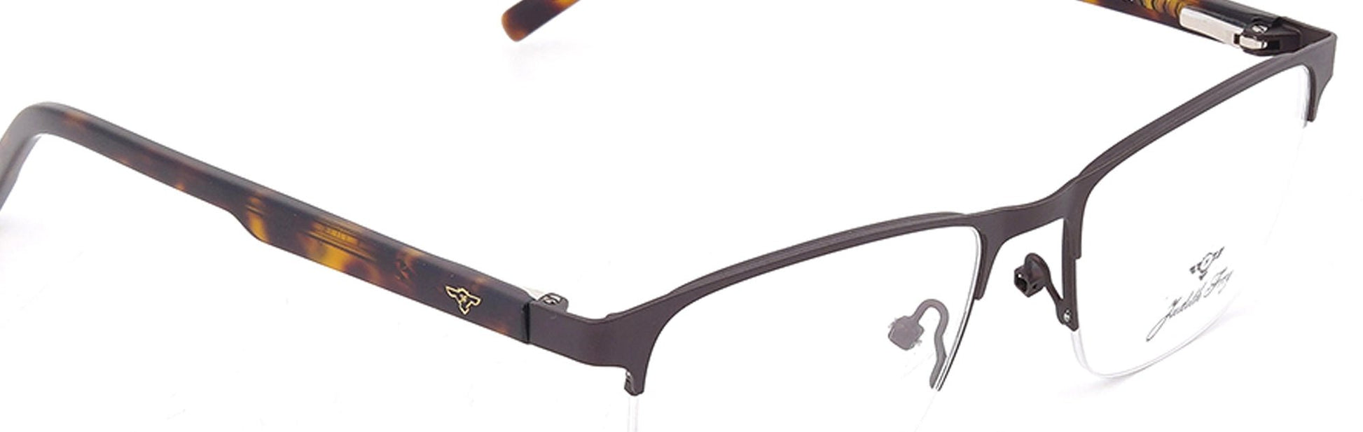 JF6818 - C4 - Metal Alloys Clipon - Havana Brown - glassesbyahana.com