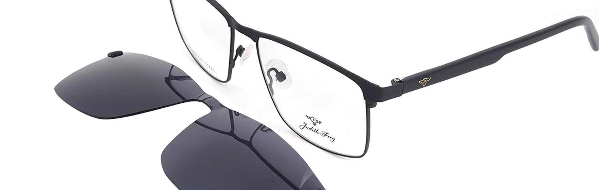 JF6827 - C1 - Metal Alloys Clipon - Midnight Black - glassesbyahana.com