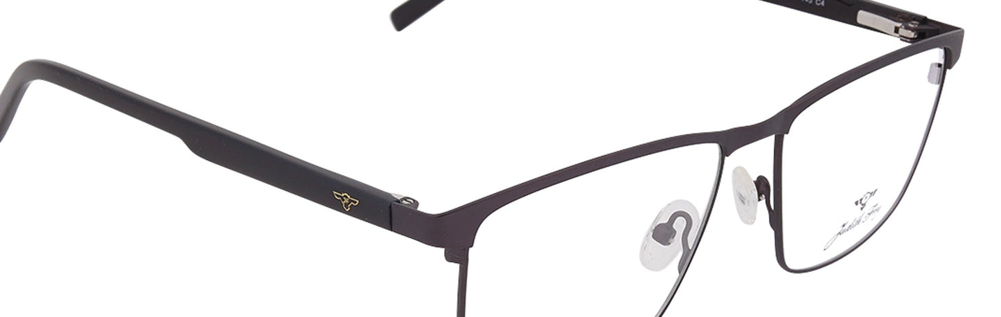 JF6827 - C4 - Metal Alloys Clipon - Midnight Black - glassesbyahana.com
