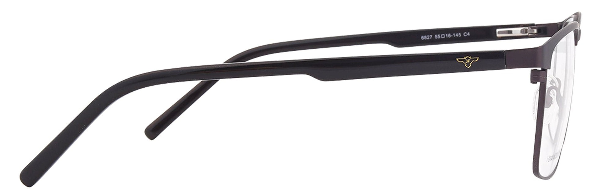 JF6827 - C4 - Metal Alloys Clipon - Midnight Black - glassesbyahana.com