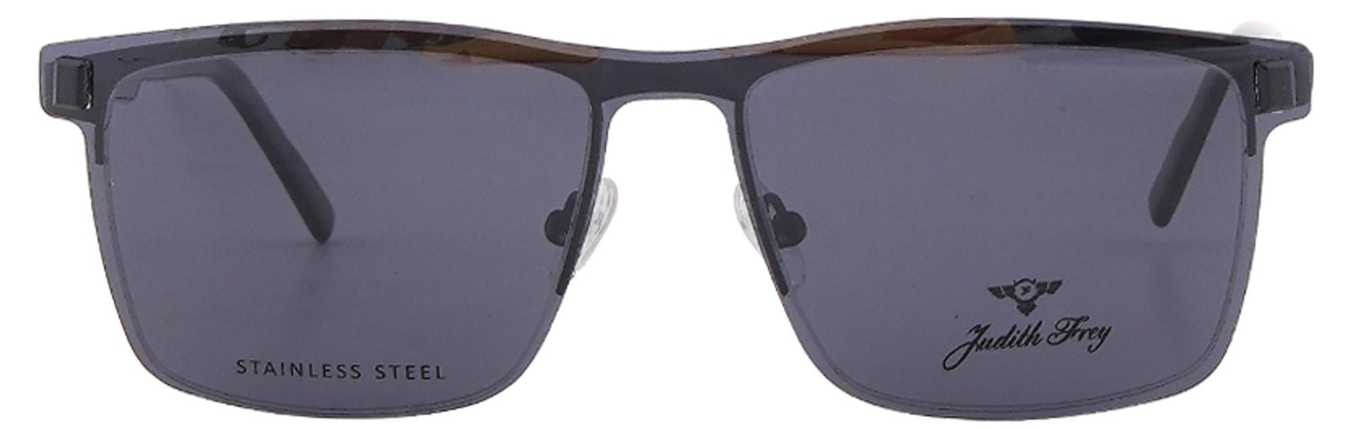 JF6828 - C4 - Metal Alloys Clipon - Havana Brown - glassesbyahana.com