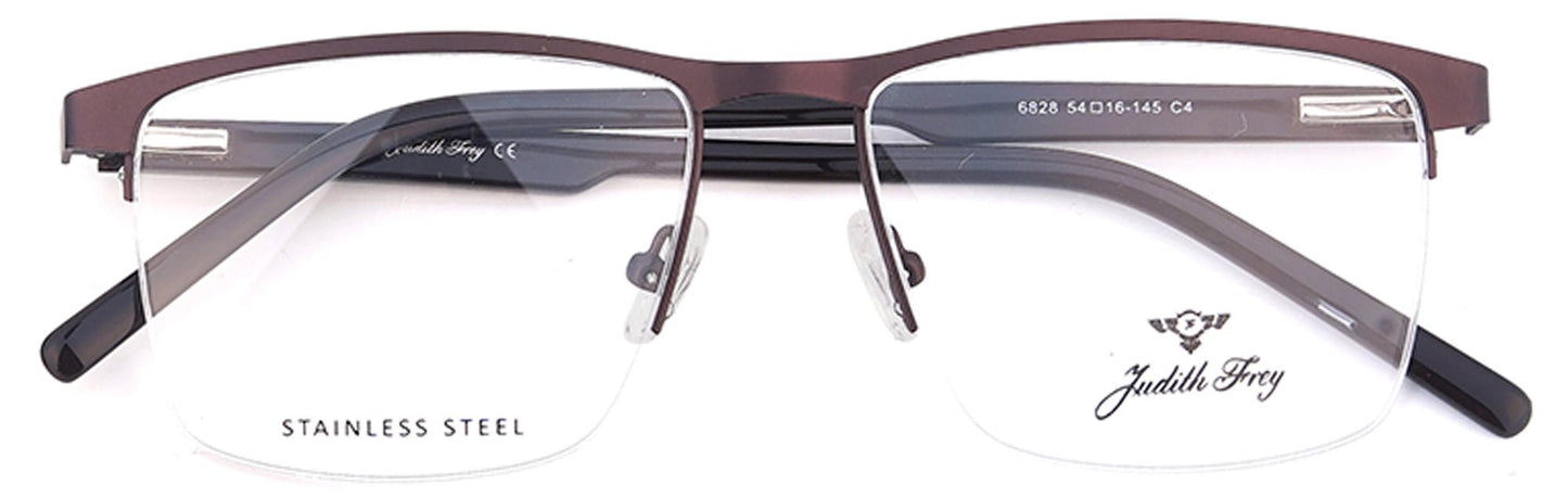 JF6828 - C4 - Metal Alloys Clipon - Havana Brown - glassesbyahana.com