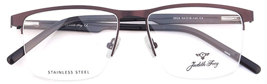 JF6828 - C4 - Metal Alloys Clipon - Havana Brown - glassesbyahana.com