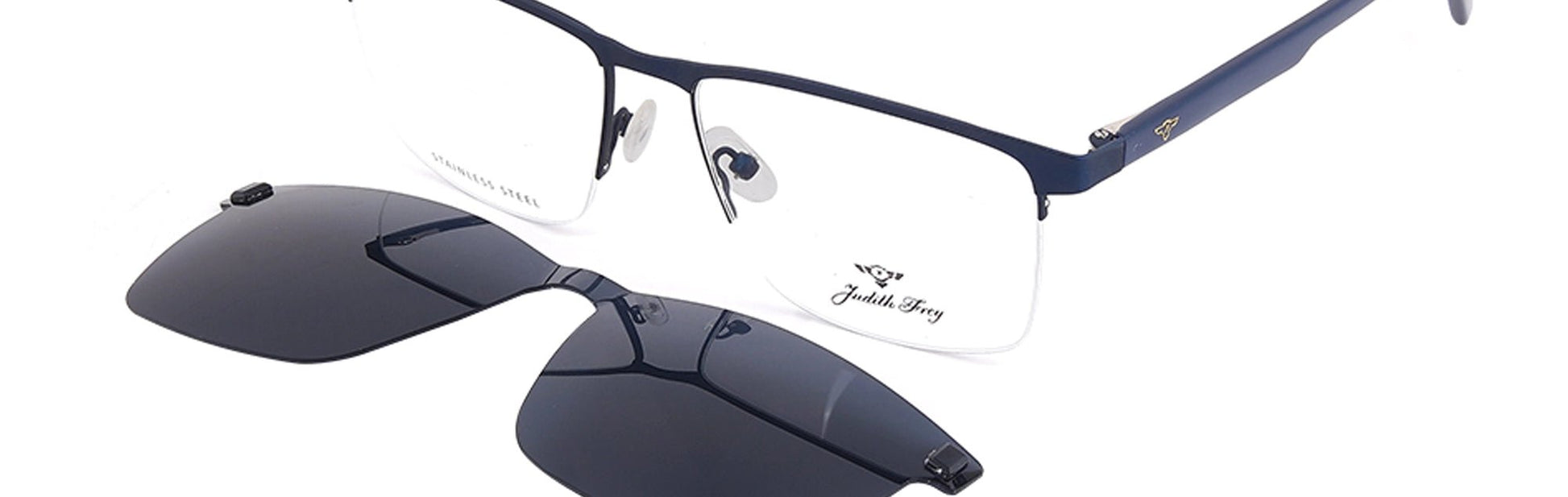 JF6828 - C6 - Metal Alloys Clipon - Glacier Blue - glassesbyahana.com