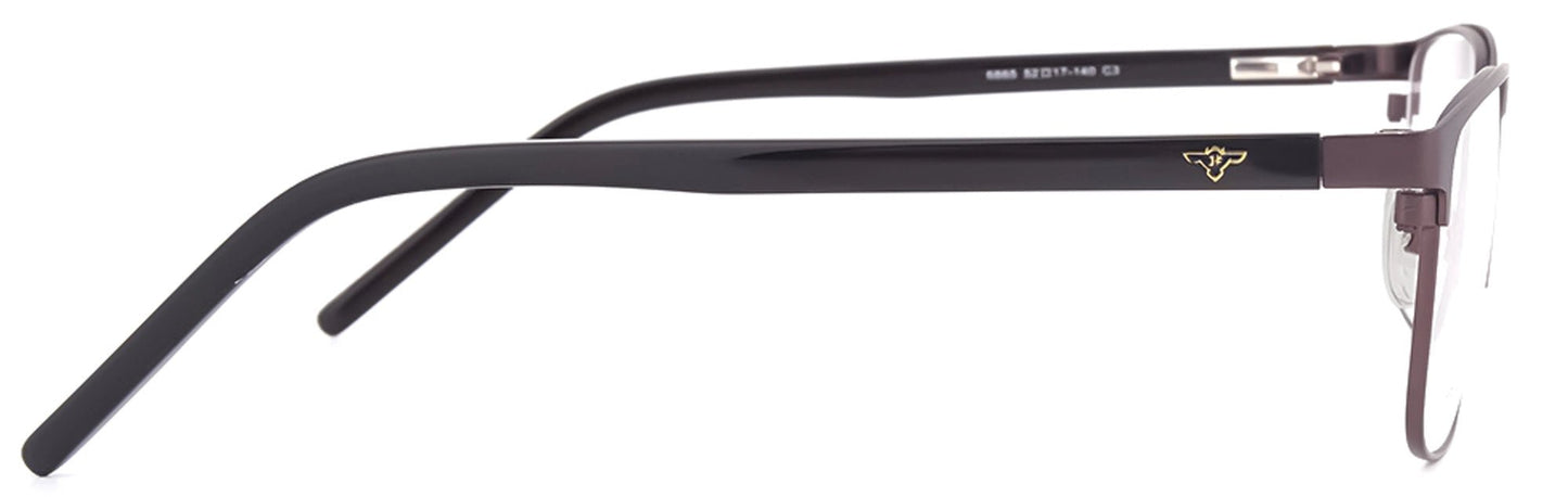 JF6865 - C3 - Metal Alloy - Clipon - Havana Brown - glassesbyahana.com