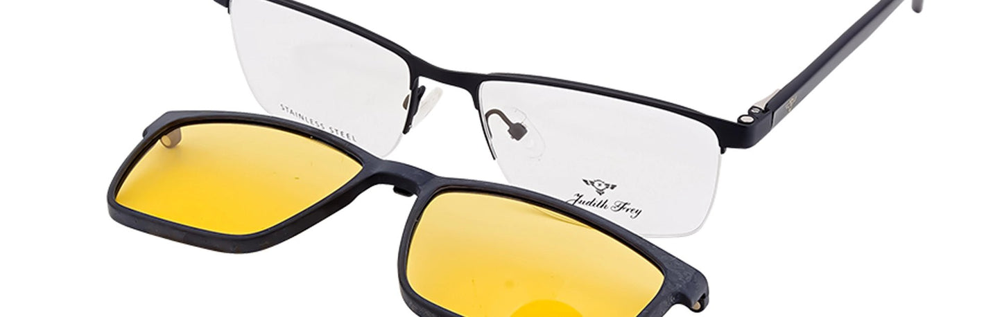 JF6878 - C1 - Metal Alloy - Clipon - Midnight Black - glassesbyahana.com