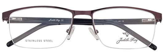 JF6878 - C2 - Metal Alloy - Clipon - Havana Brown - glassesbyahana.com