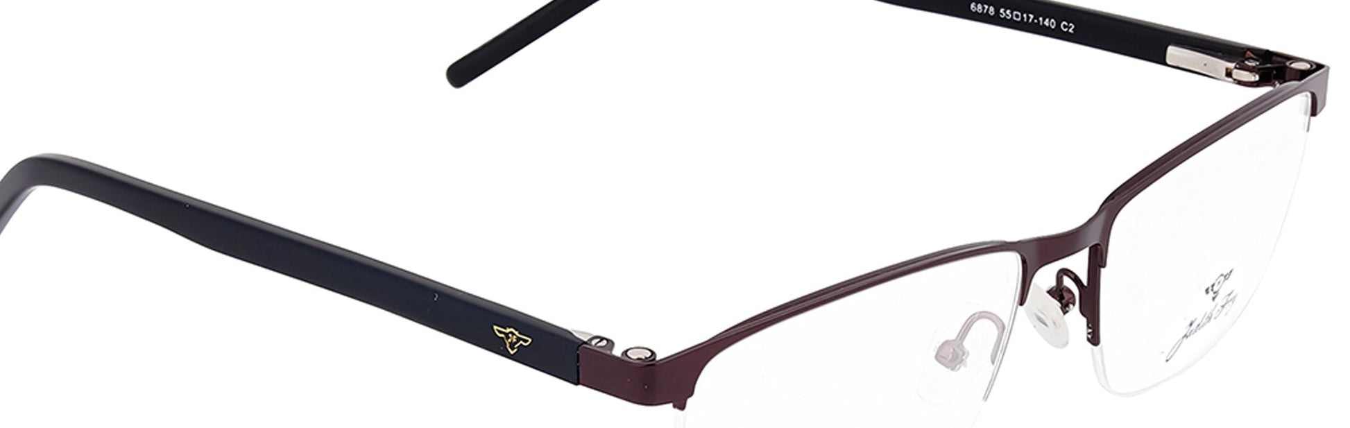 JF6878 - C2 - Metal Alloy - Clipon - Havana Brown - glassesbyahana.com