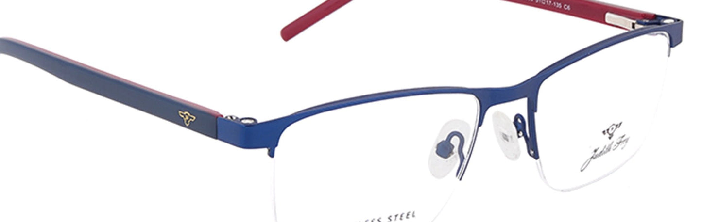 JF6878 - C6 - Metal Alloy - Clipon - Glacier Blue - glassesbyahana.com