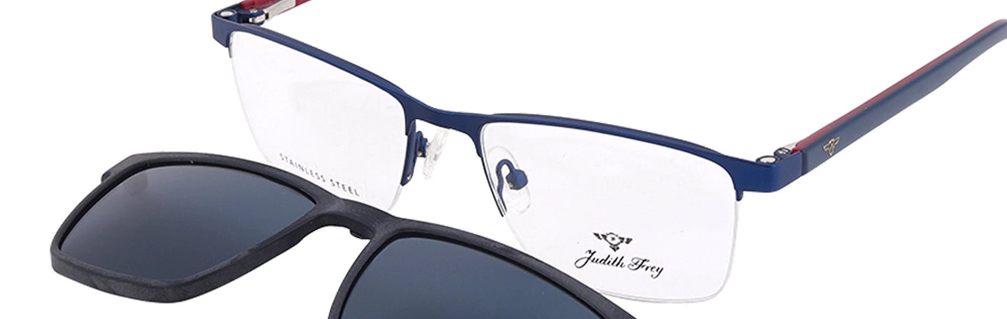 JF6878 - C6 - Metal Alloy - Clipon - Glacier Blue - glassesbyahana.com
