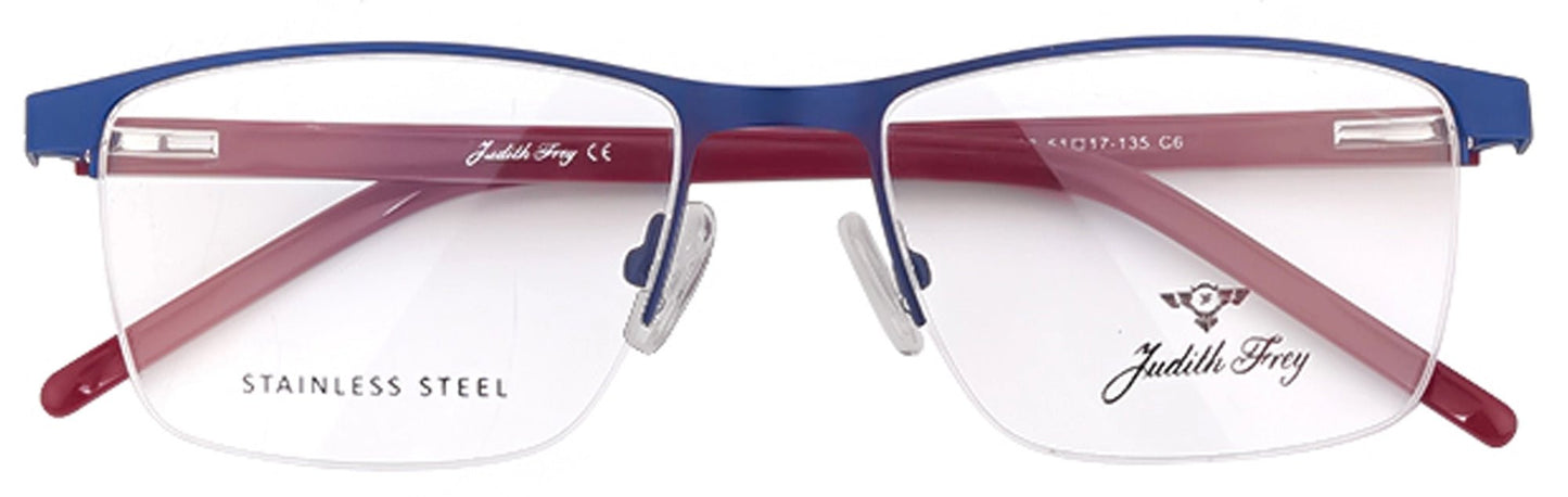 JF6878 - C6 - Metal Alloy - Clipon - Glacier Blue - glassesbyahana.com