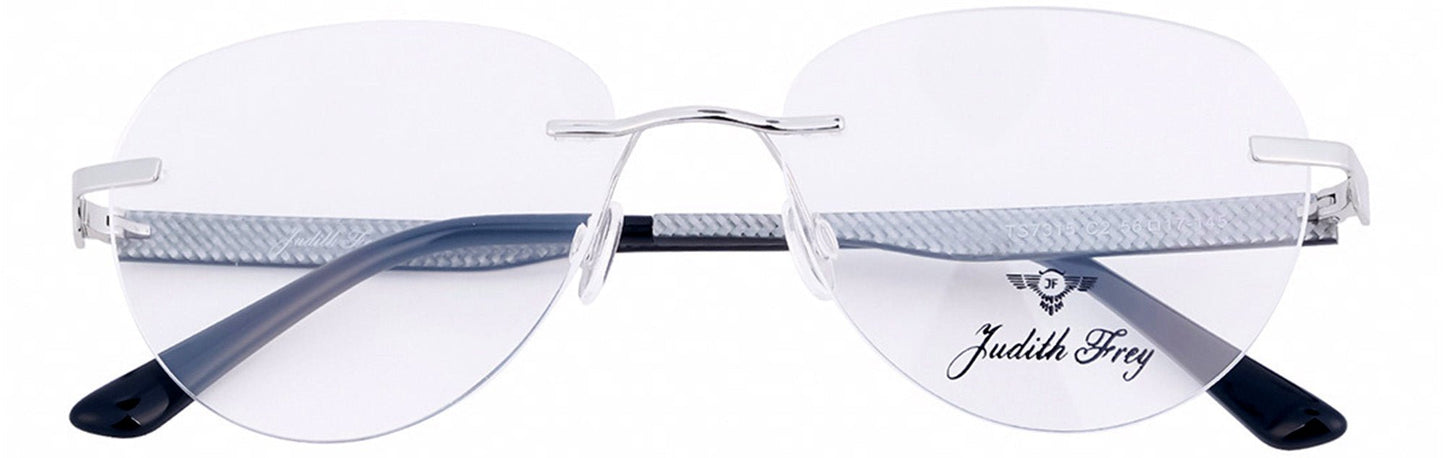 JF7315 - C2 - Carbon Fiber - Polish Sliver - glassesbyahana.com