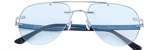 JF7318-C2-Carbon Fiber-Platinum Metal - glassesbyahana.com