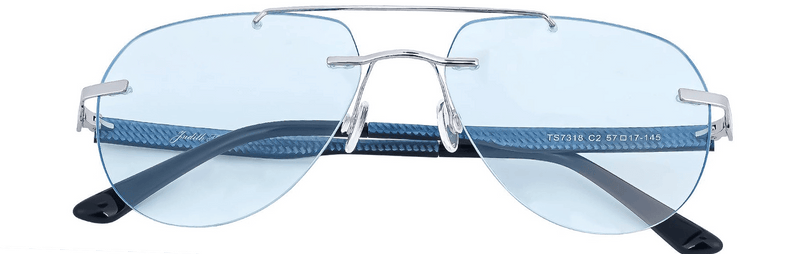 JF7318-C2-Carbon Fiber-Platinum Metal - glassesbyahana.com