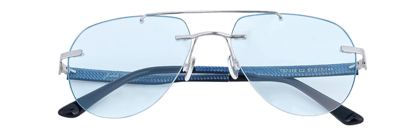 JF7318 - C2 - Carbon Fiber - Platinum Metal - glassesbyahana.com