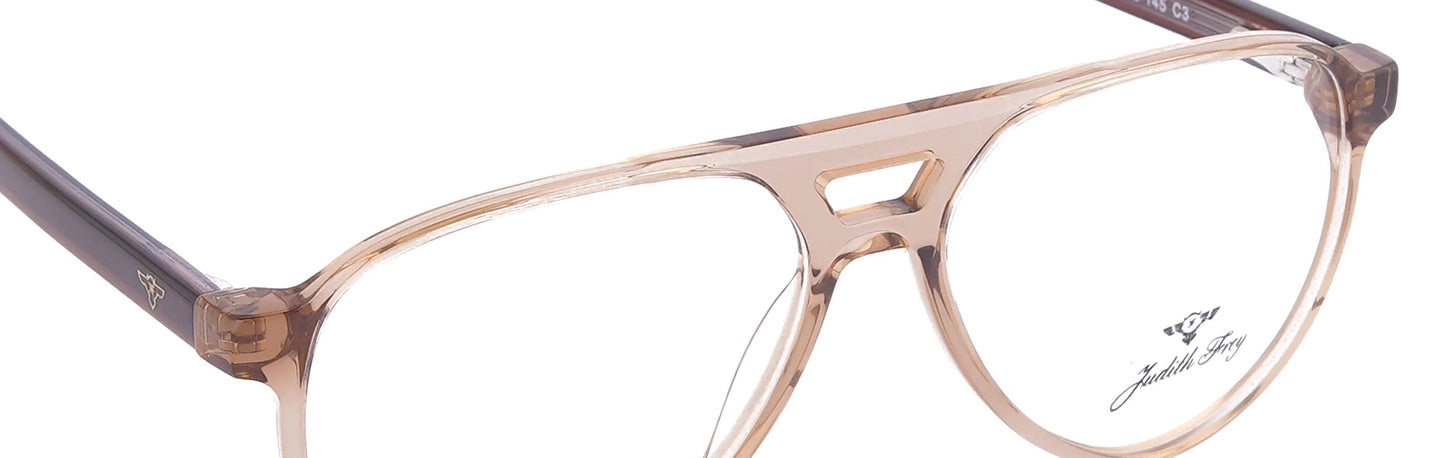 JF7491 - C3 - Handmade Bio Acetate - Brown - glassesbyahana.com
