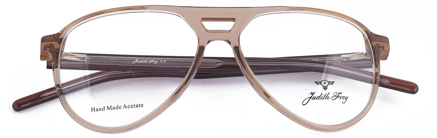JF7491 - C3 - Handmade Bio Acetate - Brown - glassesbyahana.com