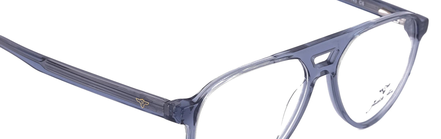 JF7491 - C6 - Handmade Bio Acetate - Glacier Blue - glassesbyahana.com