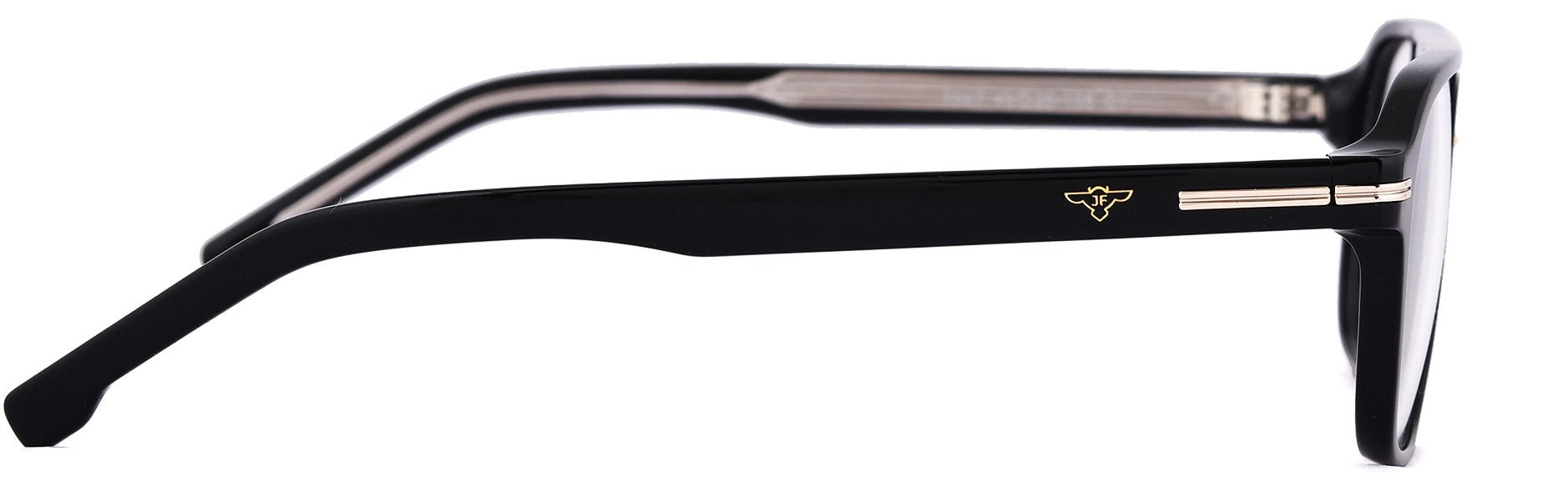 JF7667 - C1 - Handmade Bio Acetate - Midnight Black - glassesbyahana.com