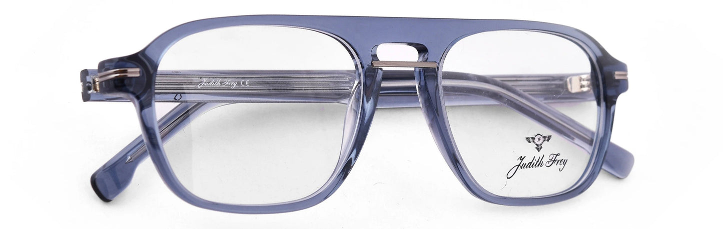 JF7667 - C3 - Handmade Bio Acetate - Glacier Blue - glassesbyahana.com