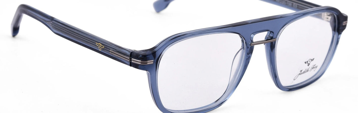 JF7667 - C3 - Handmade Bio Acetate - Glacier Blue - glassesbyahana.com