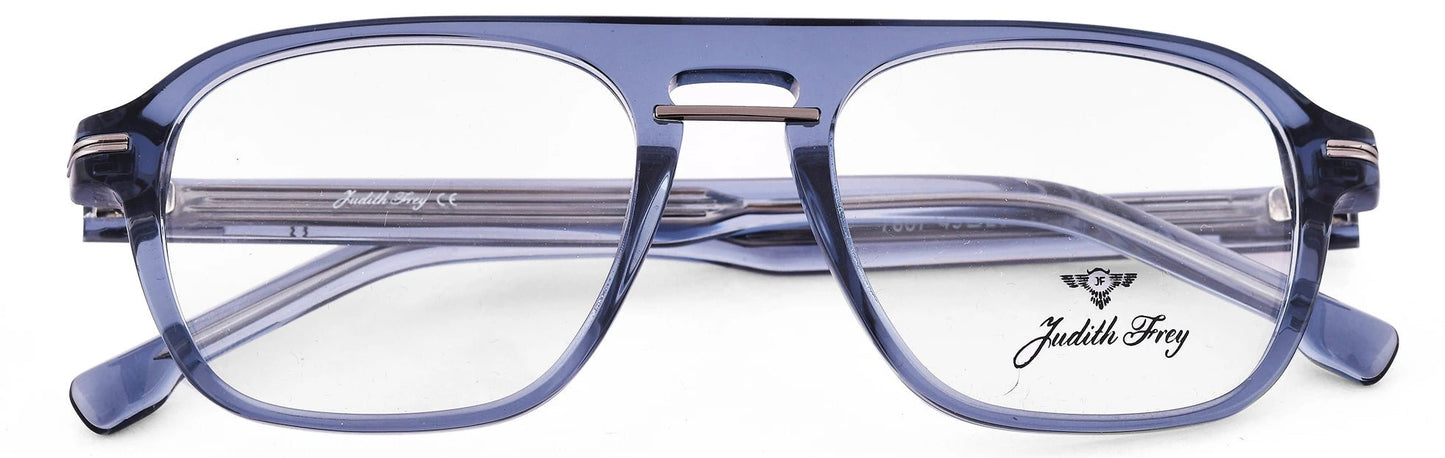 JF7667 - C3 - Handmade Bio Acetate - Slate Grey - glassesbyahana.com