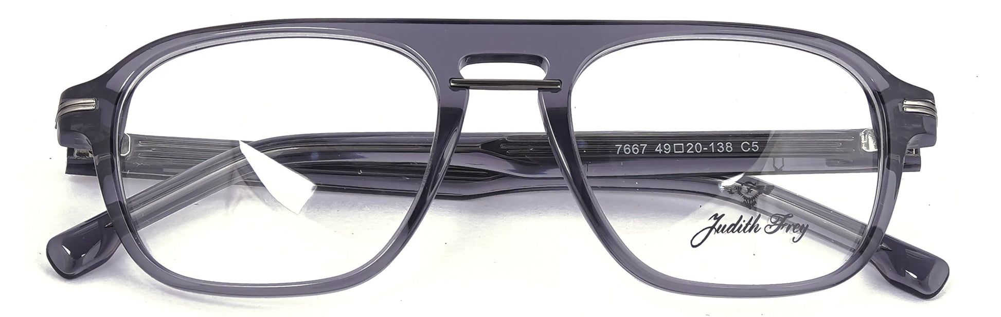JF7667 - C5 - Handmade Bio Acetate - Slate Grey - glassesbyahana.com
