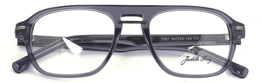 JF7667 - C5 - Handmade Bio Acetate - Slate Grey - glassesbyahana.com
