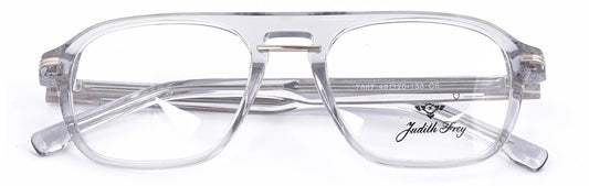 JF7667 - C6 - Handmade Bio Acetate - Crystal Clear - glassesbyahana.com