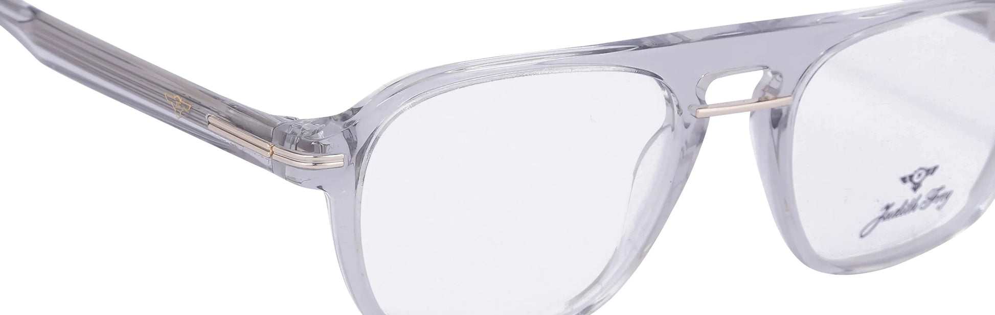 JF7667 - C6 - Handmade Bio Acetate - Crystal Clear - glassesbyahana.com