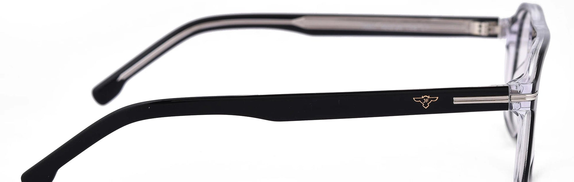 JF7667 - C7 - Handmade Bio Acetate - Midnight Black - glassesbyahana.com