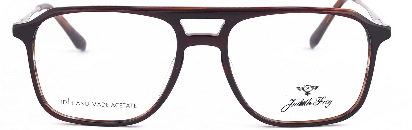 JF7823 - C4 - Handmade Bio Acetate - Havana Brown - glassesbyahana.com