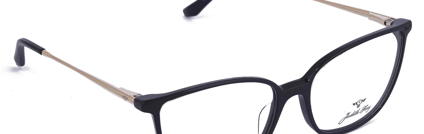JF7869 - C1 - Handmade Bio Acetate - Midnight Black - glassesbyahana.com