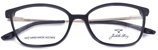 JF7869 - C1 - Handmade Bio Acetate - Midnight Black - glassesbyahana.com