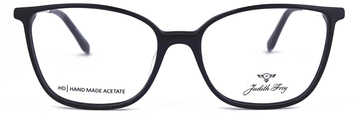 JF7869 - C1 - Handmade Bio Acetate - Midnight Black - glassesbyahana.com