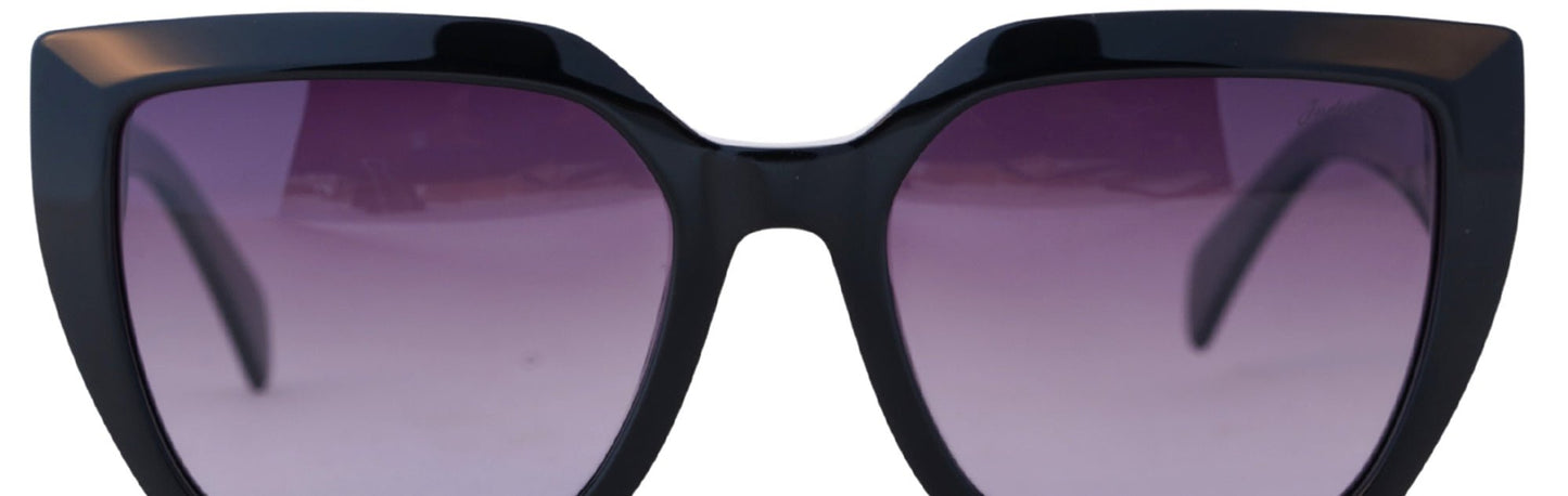 JF8564-C1-Handmade Bio Acetate-Onyx Black - glassesbyahana.com