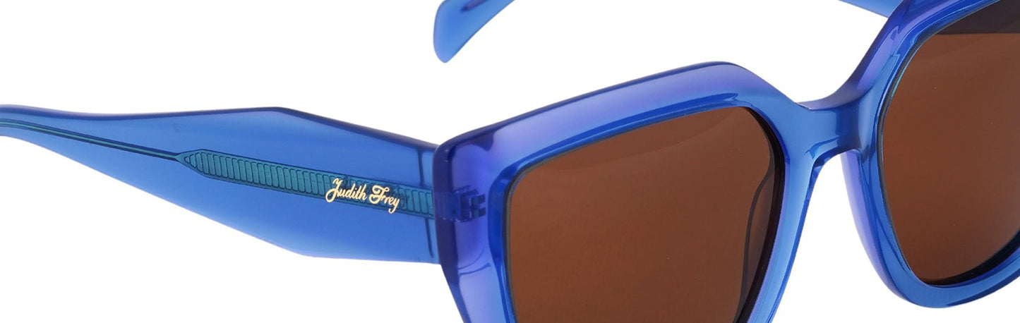JF8564-C3-Handmade Bio Acetate-Cobalt Crystal - glassesbyahana.com
