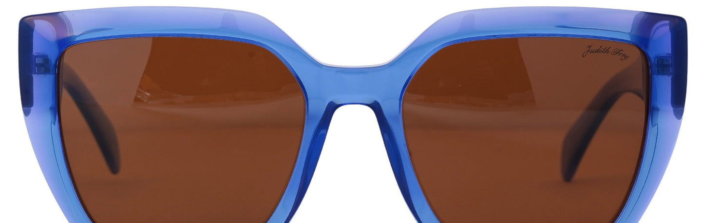 JF8564-C3-Handmade Bio Acetate-Cobalt Crystal - glassesbyahana.com