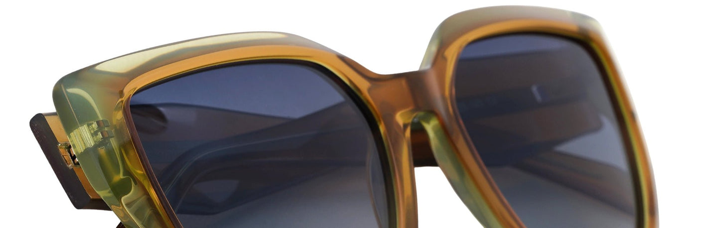 JF8564-C4-Handmade Bio Acetate-Golden Honey - glassesbyahana.com