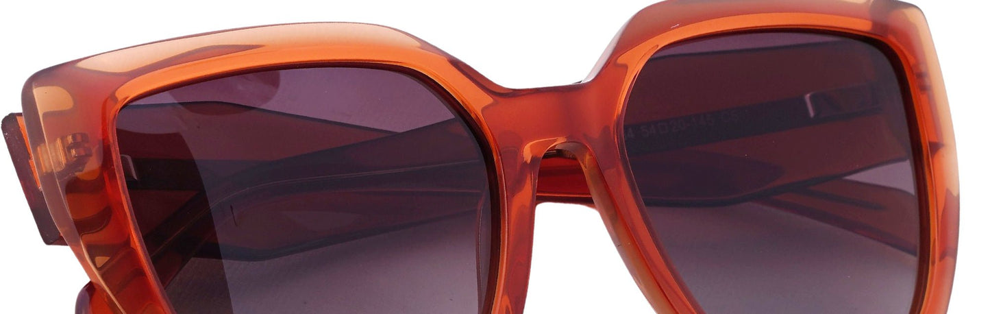 JF8564-C5-Handmade Bio Acetate-Burnt Amber - glassesbyahana.com