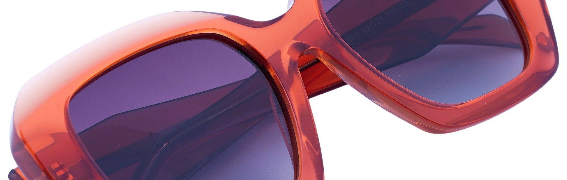 JF8565-C5-Handmade Bio Acetate-Mandarin Amber - glassesbyahana.com