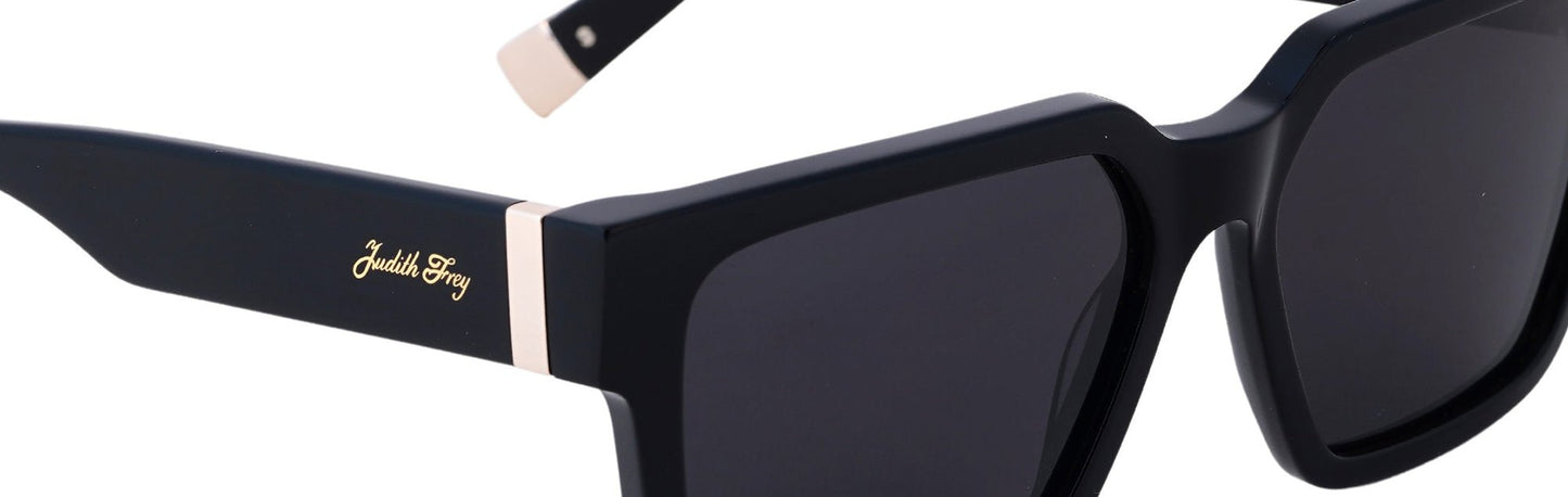 JF8575-C1-Handmade Bio Acetate-Jet Black - glassesbyahana.com