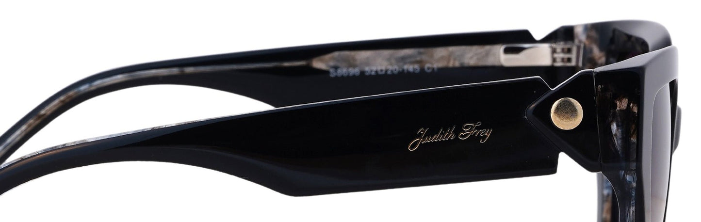 JF8696-C1-Handmade Bio Acetate-Obsidian Black - glassesbyahana.com