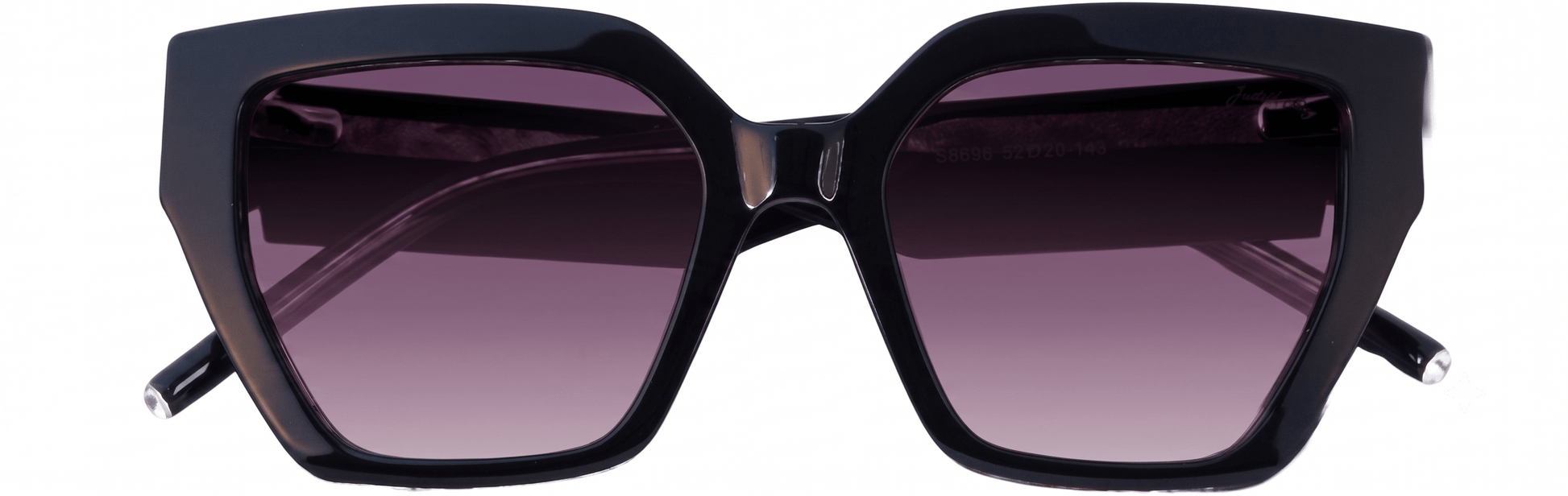 JF8696-C1-Handmade Bio Acetate-Obsidian Black - glassesbyahana.com