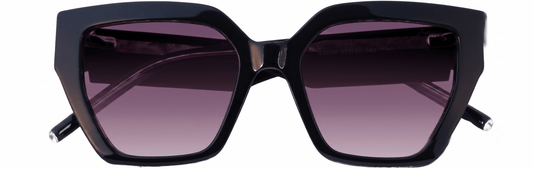 JF8696-C1-Handmade Bio Acetate-Obsidian Black - glassesbyahana.com