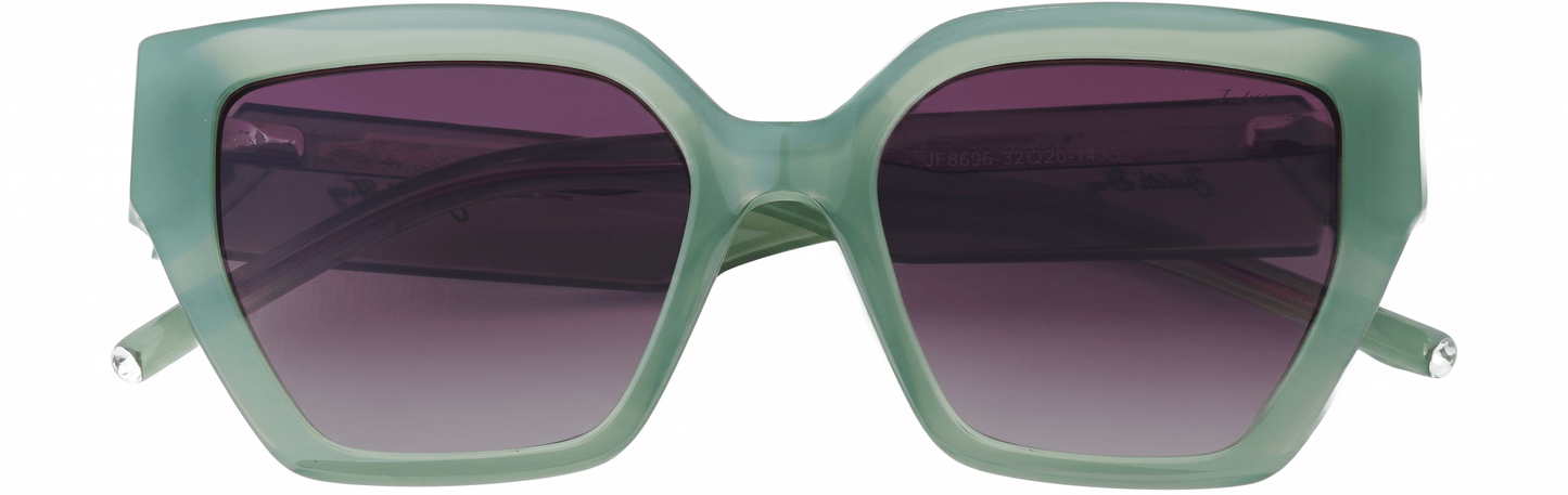 JF8696-C5-Handmade Bio Acetate-Sea Glass Green - glassesbyahana.com