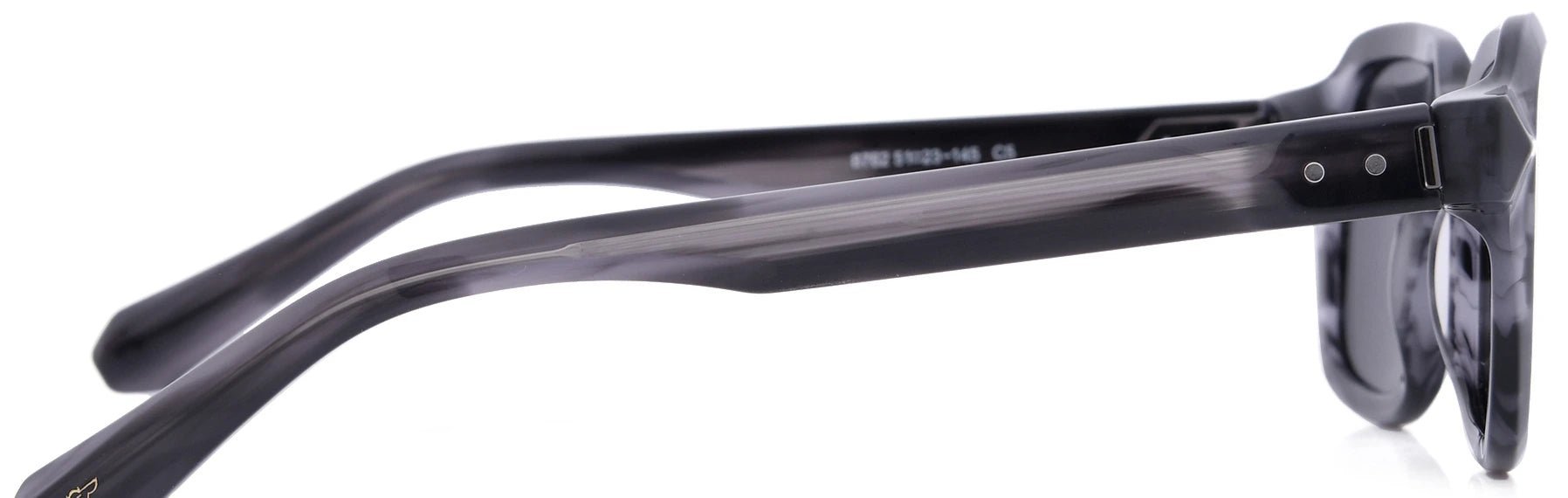 JF8762 - C5 - Handmade Bio Acetate - Midnight Black - glassesbyahana.com