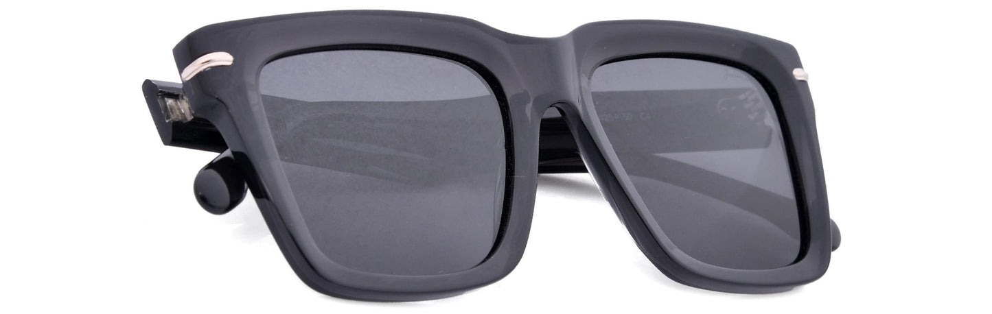 JF8769 - C4 - Handmade Bio Acetate - Midnight Black - glassesbyahana.com