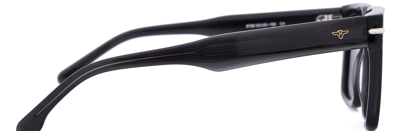 JF8769 - C4 - Handmade Bio Acetate - Midnight Black - glassesbyahana.com